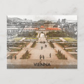 Wenen Oostenrijk Historisch Panorama Uitzicht Briefkaart (Voorkant)