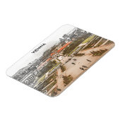 Wenen Oostenrijk Historisch Panorama Uitzicht Magneet (Linkerzijde)