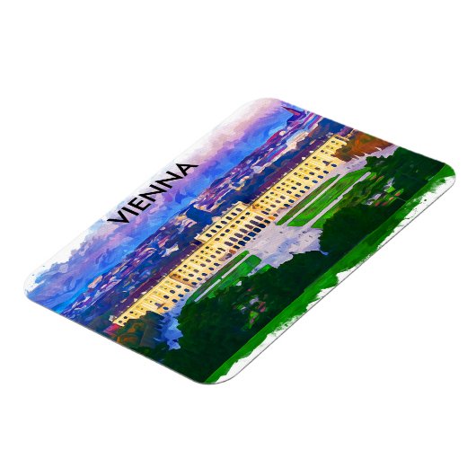 Wenen Oostenrijk Historische stad uitzicht Magneet (Linkerzijde)