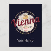 Wenen Oostenrijk  hoofdstad Weense Melange Feestdagenkaart (Voorkant)
