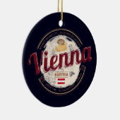 Wenen Oostenrijk  hoofdstad Weense Melange Keramisch Ornament (Rechts)