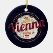 Wenen Oostenrijk  hoofdstad Weense Melange Keramisch Ornament (Voorkant)