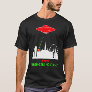 Wenen Oostenrijk Invasion Retro Gaming Ufo T-shirt