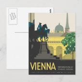  Wenen Oostenrijk Joseph's Square Travel Briefkaart (Voorkant / Achterkant)