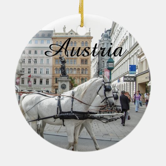 Wenen Oostenrijk Keramisch Ornament (Achterkant)
