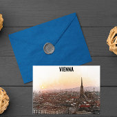 Wenen Oostenrijk  Kleur Cityscape Briefkaart