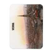 Wenen Oostenrijk  Kleur Cityscape Magneet (Verticaal)