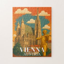 Wenen Oostenrijk Legpuzzel Vintage Reis