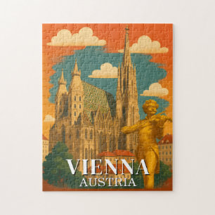 Wenen Oostenrijk Legpuzzel Vintage Reis