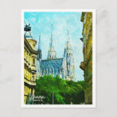 Wenen Oostenrijk Mooie olieverfstad Briefkaart (Voorkant)