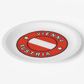 Wenen Oostenrijk Papieren Bordje (Gekanteld)
