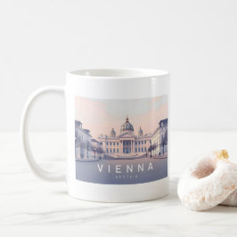 Wenen Oostenrijk Pastel Travel Design Koffiemok