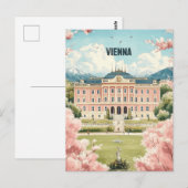 Wenen Oostenrijk Reizen Briefkaart (Voorkant / Achterkant)