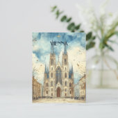 Wenen Oostenrijk Reizen Briefkaart (Staand voorkant)