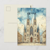 Wenen Oostenrijk Reizen Briefkaart (Voorkant / Achterkant)
