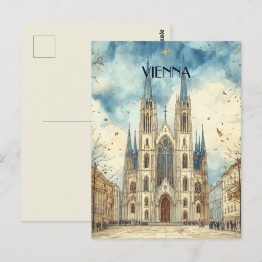 Wenen Oostenrijk Reizen Briefkaart (Voorkant / Achterkant)