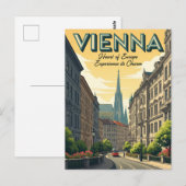 Wenen Oostenrijk Reizen Briefkaart (Voorkant / Achterkant)