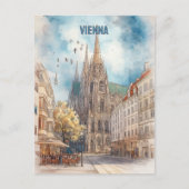 Wenen Oostenrijk Reizen Briefkaart (Voorkant)