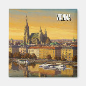 Wenen Oostenrijk Reizen Magneet (Voorkant)
