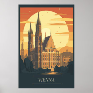 Wenen, Oostenrijk, Reizen Poster
