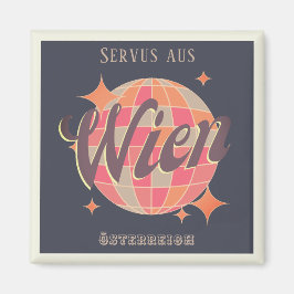 Wenen Oostenrijk Retro Magneet