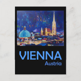 Wenen Oostenrijk Retro Poster Briefkaart