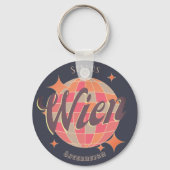 Wenen Oostenrijk Retro Sleutelhanger (Achterkant)