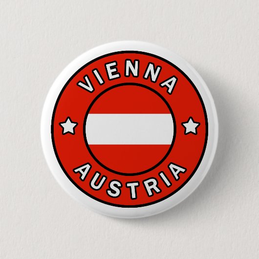 Wenen Oostenrijk Ronde Button 5,7 Cm (Voorkant)