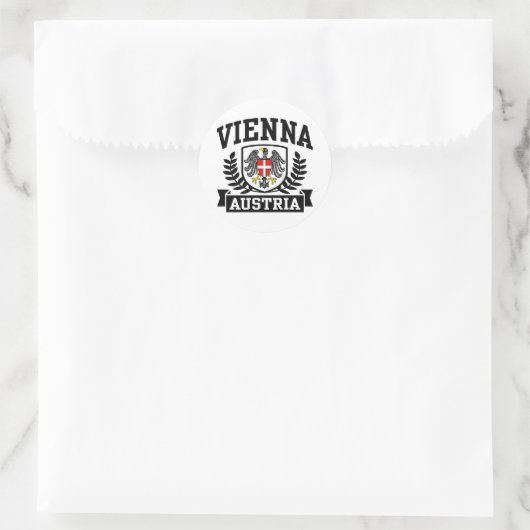 Wenen Oostenrijk Ronde Sticker (Tas)