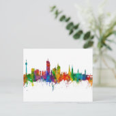 Wenen Oostenrijk Skyline Briefkaart (Staand voorkant)