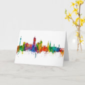 Wenen Oostenrijk Skyline Kaart (Gele Bloem)