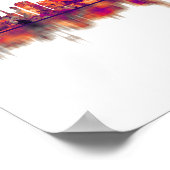 Wenen Oostenrijk Skyline Poster (Hoek)