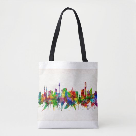 Wenen Oostenrijk Skyline Tote Bag (Voorkant)