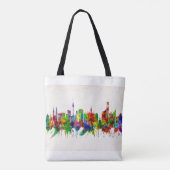 Wenen Oostenrijk Skyline Tote Bag (Achterkant)