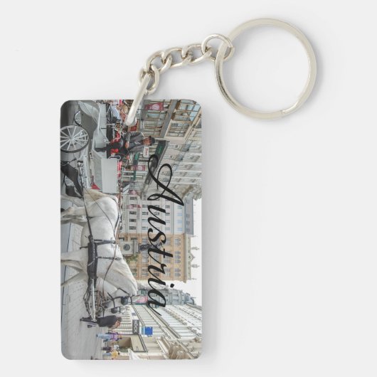 Wenen Oostenrijk Sleutelhanger (achterkant)