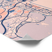 Wenen - Oostenrijk Stadskaart Breezy Poster (Hoek)