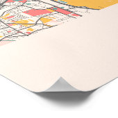 Wenen - Oostenrijk - Stadskaart Poster (Hoek)