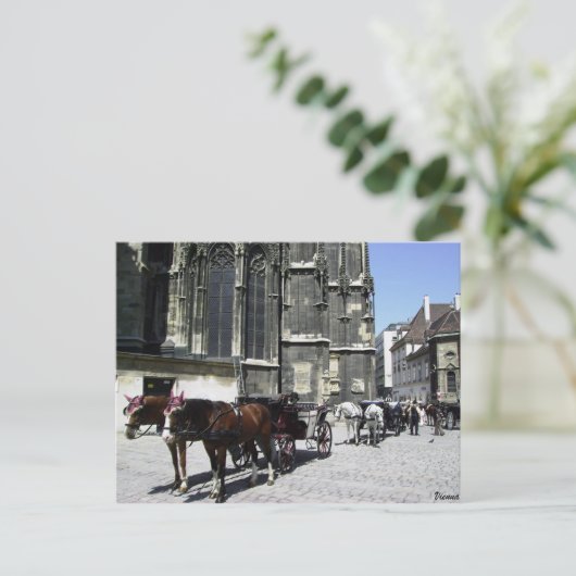 Wenen, Oostenrijk, Steffensdom Travel Briefkaart (Staand voorkant)