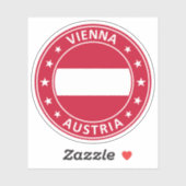 Wenen, Oostenrijk Sticker (Vel)