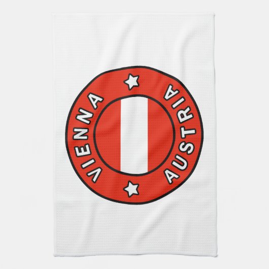 Wenen Oostenrijk Theedoek (Verticaal)