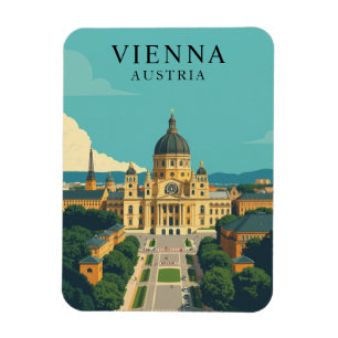  Wenen Oostenrijk Travel Art Magnet Magneet