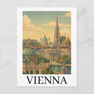 Wenen Oostenrijk Vintage Reizen Oostenrijkse Cultu Briefkaart
