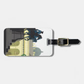 Wenen Oostenrijk - Vintage Travel Bagagelabel (Voorkant horizontaal)