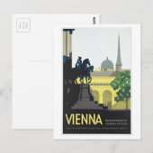 Wenen Oostenrijk - Vintage Travel Briefkaart (Voorkant / Achterkant)