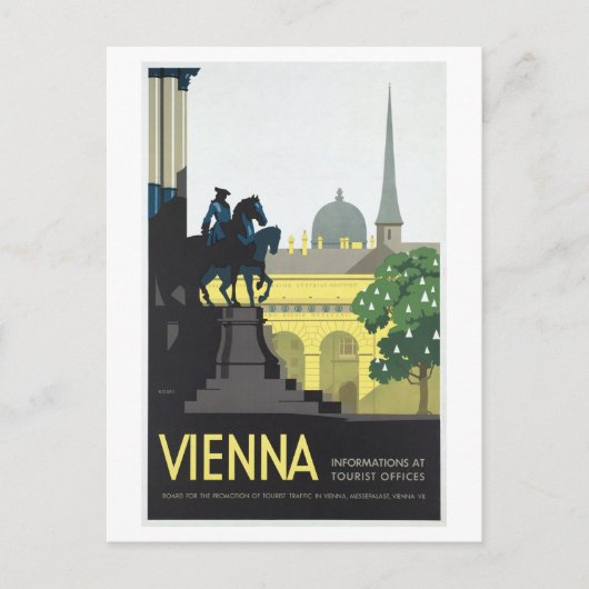 Wenen Oostenrijk - Vintage Travel Briefkaart (Voorkant)