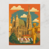 Wenen Oostenrijk Vintage Travel Europees Briefkaart (Voorkant)