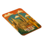 Wenen Oostenrijk Vintage Travel Europees Magneet (Rechterzijde)