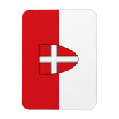 Wenen Oostenrijk vlag stadssymbool Wien Magneet (Verticaal)