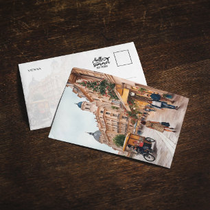 Wenen Oostenrijk Waterverf Briefkaart