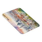 Wenen Oostenrijk Waterverf schilderij Panorama Uit Magneet (Rechterzijde)